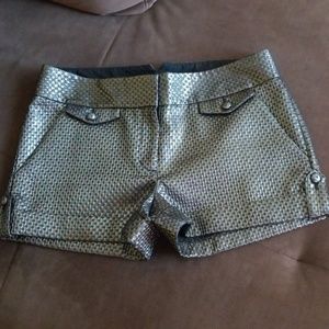 SOLD Metallic dark gray shorts